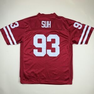 Ndamukong Suh Vintage Adidas Nebraska Cornhuskers College Football Jersey